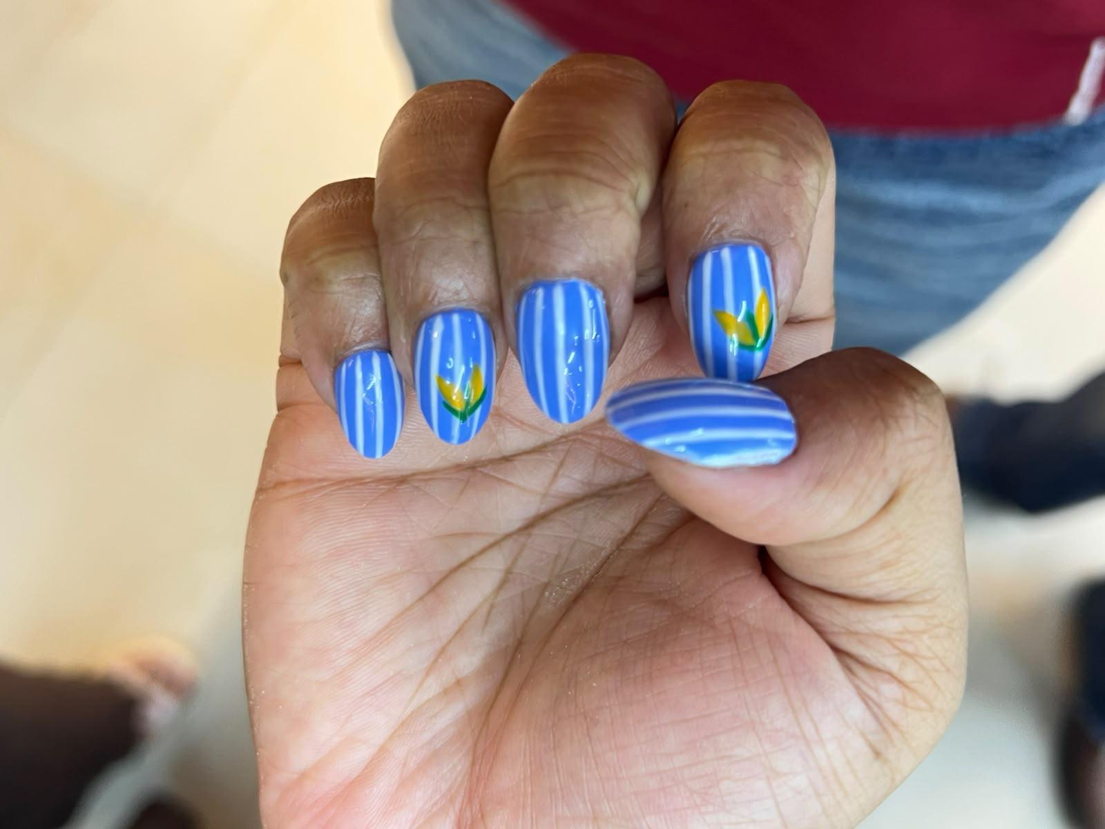 Nail art at Cozy Comb Unisex Salon